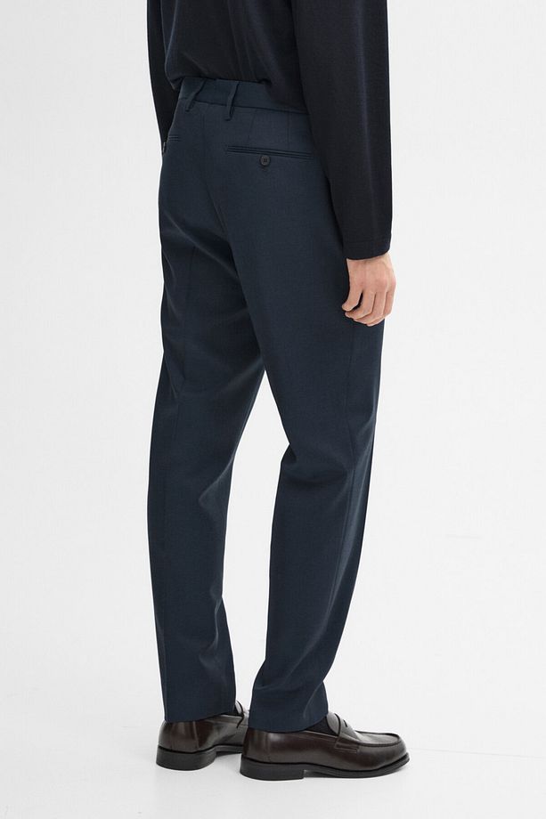 %100 yün klasik pantolon - 4