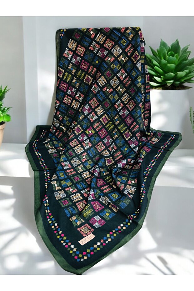 Dİgital Soft Eşarp Desen-1 - 1