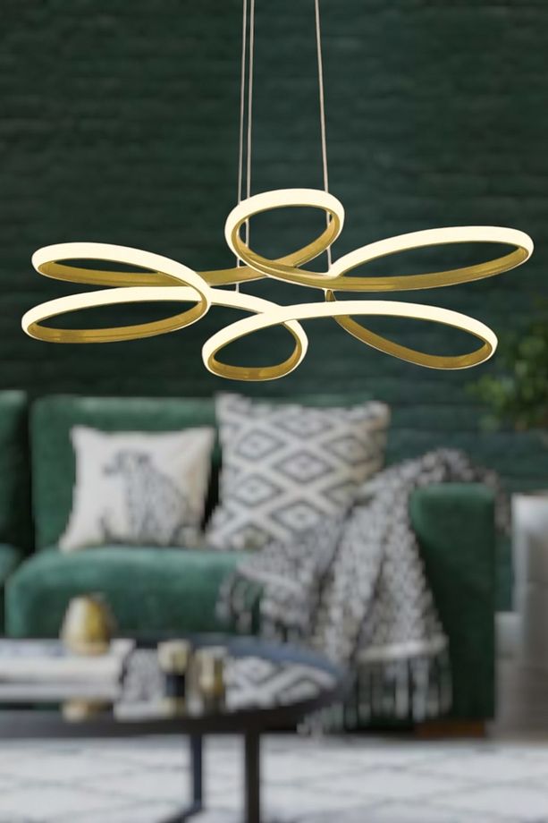 Nipul Modern Sarkıt Gün Işığı LED Avize Salon Mutfak Oda Hol Ledli Avize Eskitme Kasa - 3