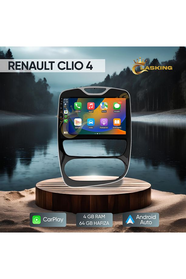 RENAULT CLİO 4 ANDROİD MULTİMEDİA 4GB RAM 64GB HAFIZA ANDROİD MULTİMEDİA CARPLAY/ANDROİD AUTO - 2