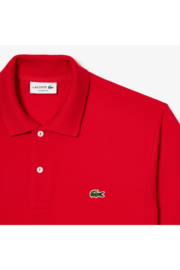 L.12.12 Erkek Classic Fit Kırmızı Polo - 6