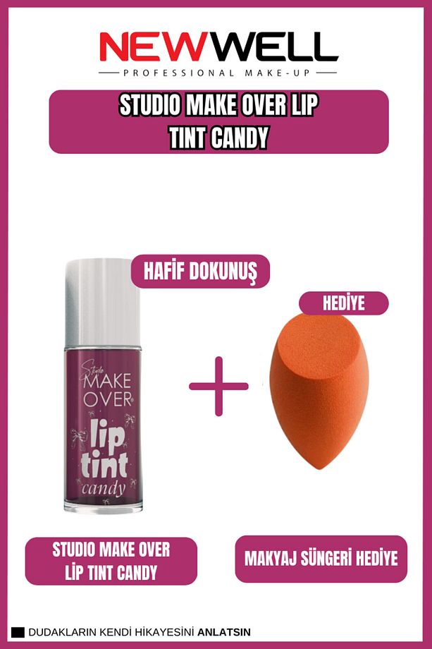 Studio Make Over Lip Tint Candy - 1