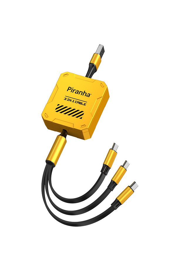 3370 Makaralı Uzayıp Kısalabilen 3'ü 1 Arada ( Ios/type-c/micro-usb ) Süper Hızlı Şarjlı Usb Kablo - 2