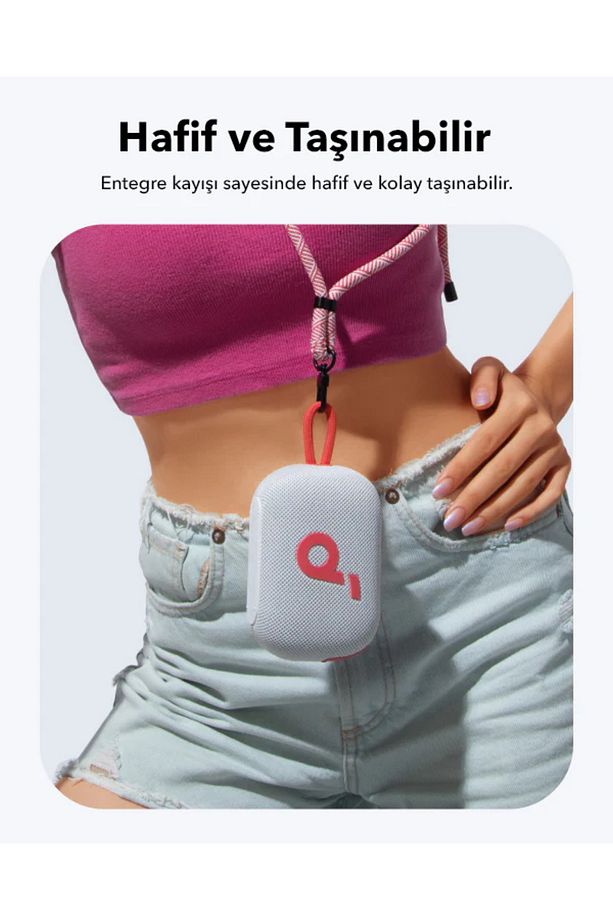 Soundcore Select 4 Go Kablosuz Bluetooth Hoparlör - Kırmızı - A31X1 - 5