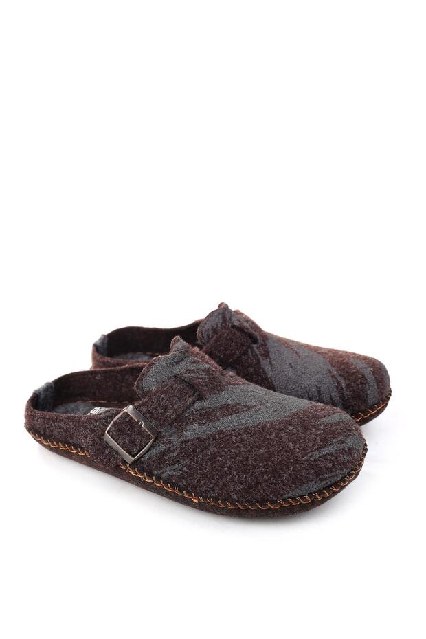15405 Men's Felt Silent Non-Slip Light Sole Home Guest Slippers