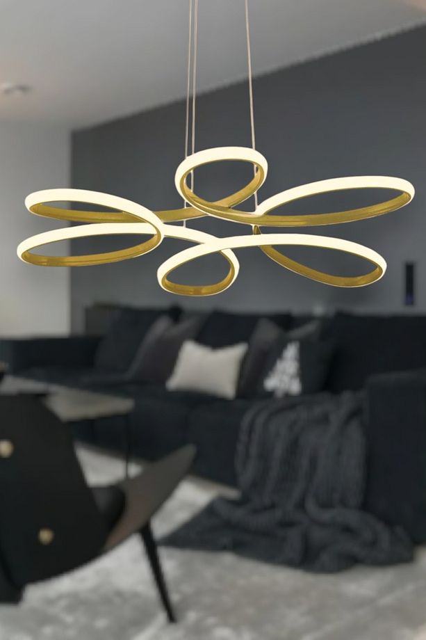 Nipul Modern Sarkıt Gün Işığı LED Avize Salon Mutfak Oda Hol Ledli Avize Eskitme Kasa - 4