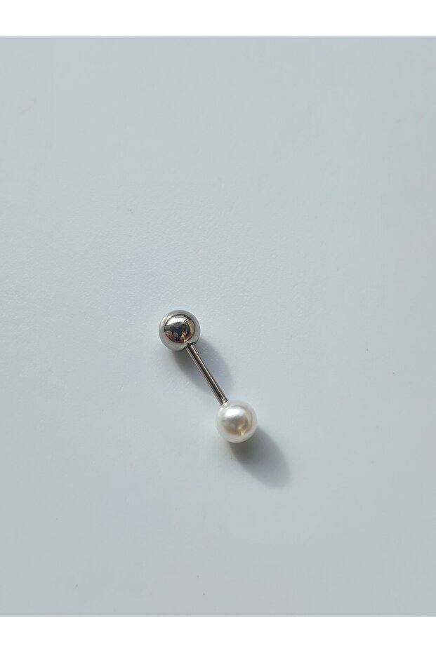 Çelik Inci Top Uçlu Tragus Helix Kıkırdak Piercing Tek Adet - 6