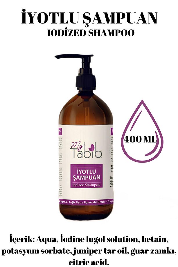 My Tabib Iyotlu Şampuan ( Yağlı, Kepekli, Kaşıntılı, Egzamalı Dökülen Saçlar Için) 400 Ml - 1