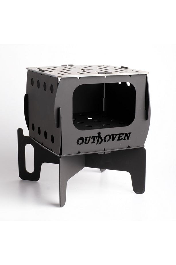 Outdoven Spark G4 Katlanabilir Mangal - Ateş Kutusu Basic (IZGARASI PASLANMAZ) - 4