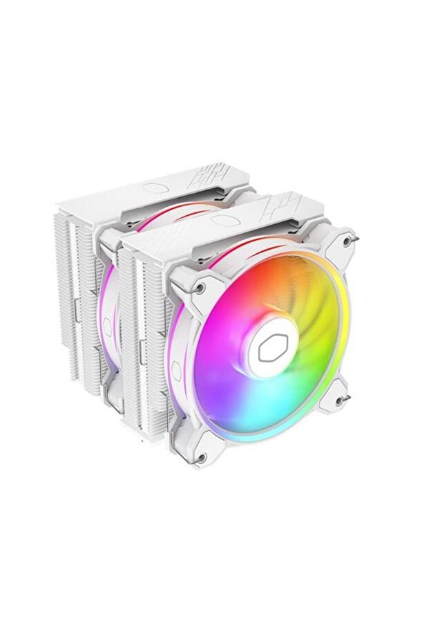 Coolermaster Hyper 622 Halo ARGB AM5-1700P معالج مزدوج مبرد بالهواء ومروحة باللون الأبيض