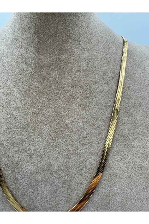 İtalyan Zincir Çelik Kolye - 2