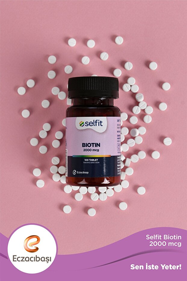 Biotin 2000 Mcg 100 Tablet - 6