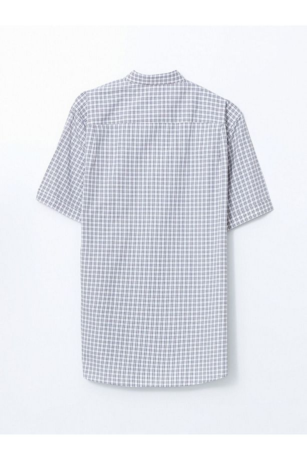 LCWAIKIKI Classic Regular Fit Kısa Kollu Ekose Erkek Gömlek - 2