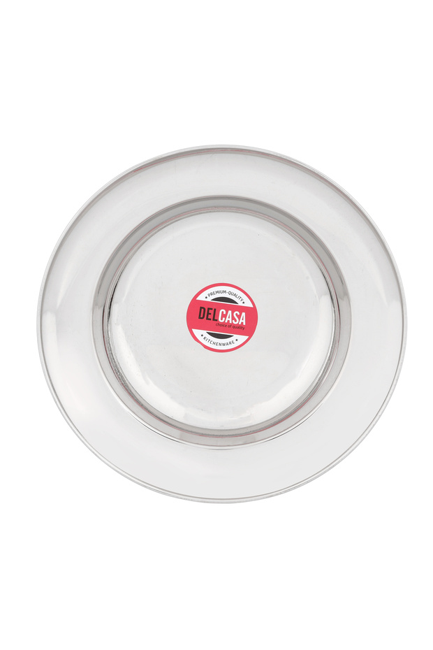 Rainbow Double Deep Soup Plate, Steel Serving Plate, DC2127