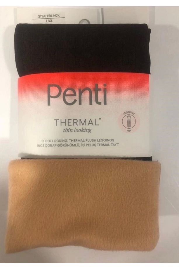Thin Looking Thermal Tayt Çorap Siyah L-xl - 2