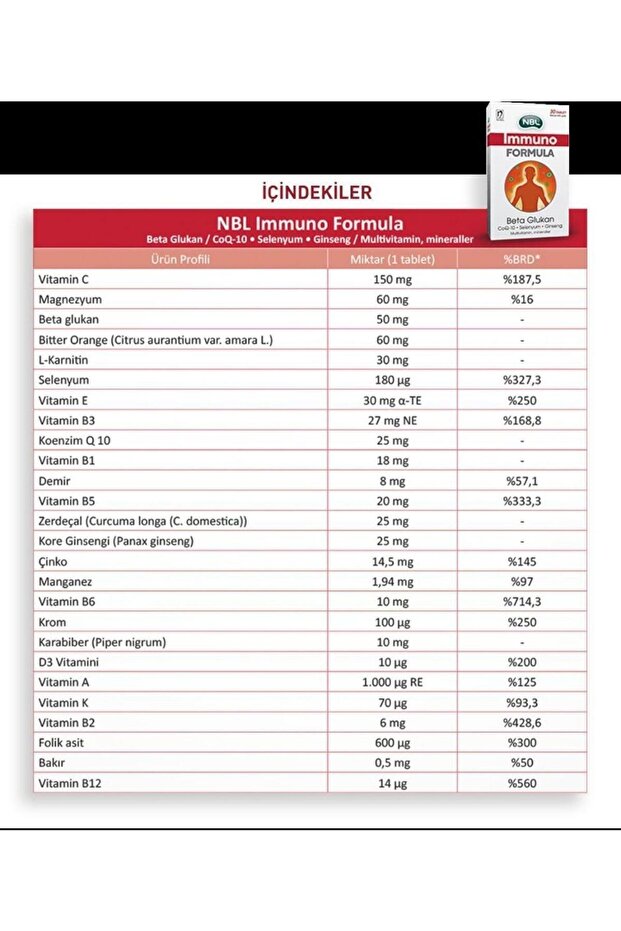 Immuno Formula 30 Tablet 3 Adet - 2