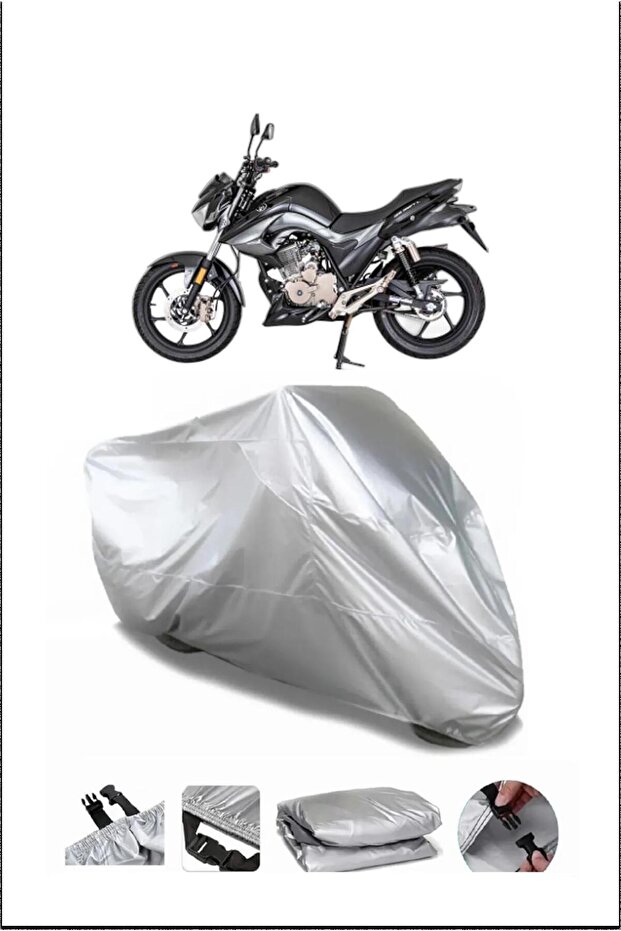 غطاء دراجة نارية Mondial 125DRIFTL رمادي عالي الجودة مقاوم للماء