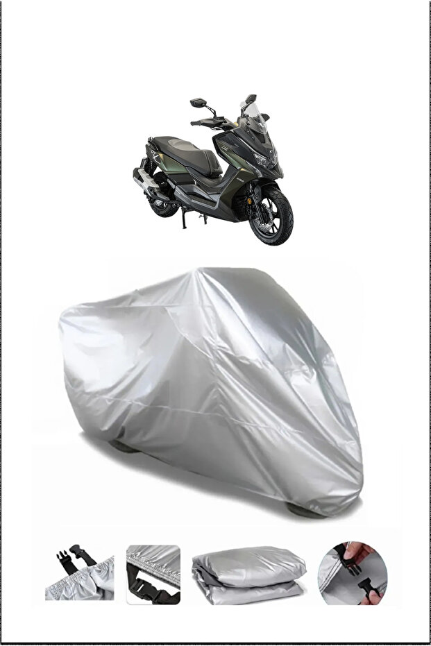 Kymco Xtown250I Gray Waterproof Quality Motorcycle Cover