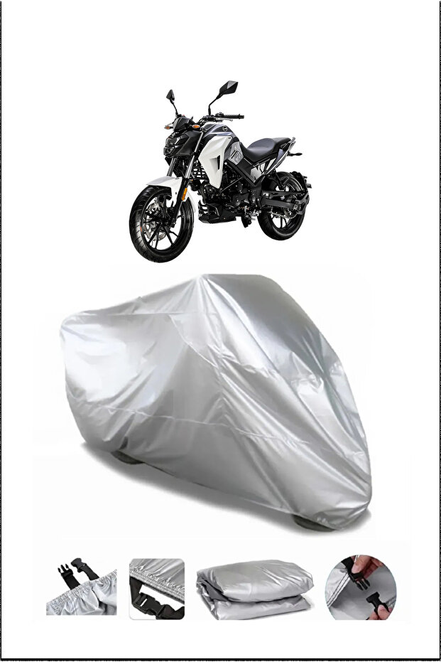 Sym Nhx125 Gray Waterproof Quality Motorcycle Cover