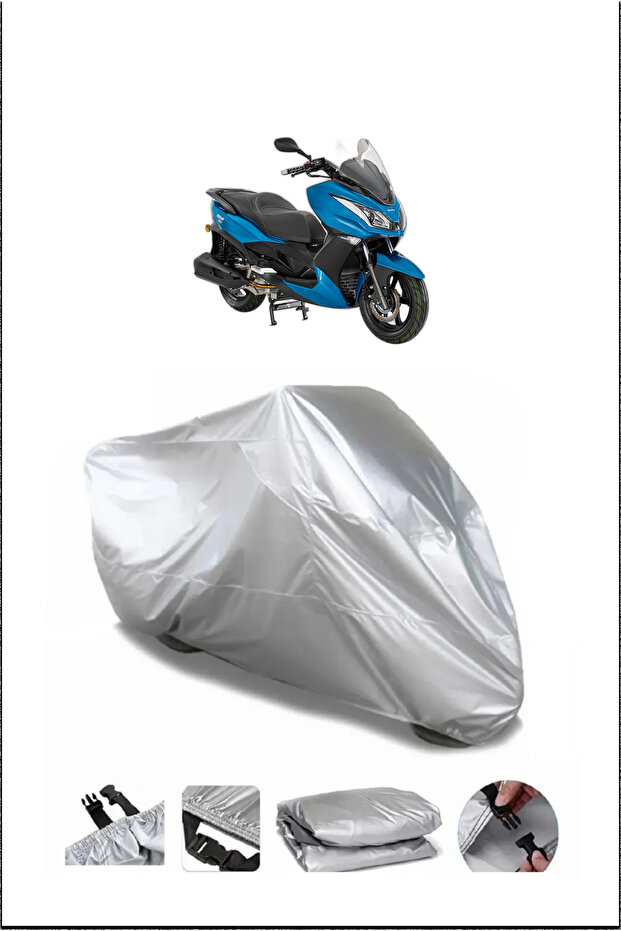 Kanuni Reha250 Gray Waterproof Quality Motorcycle Cover