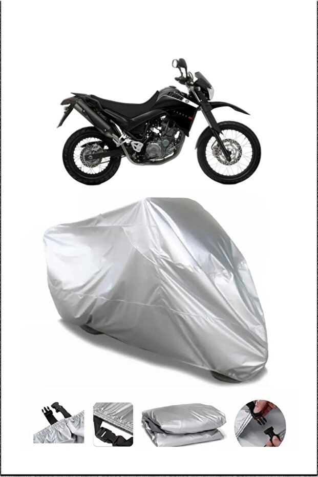 Yamaha Xt660R Gray Waterproof Quality Motorcycle Cover