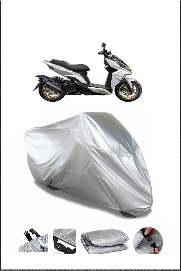 Sym Drg160 Gray Waterproof Quality Motorcycle Cover