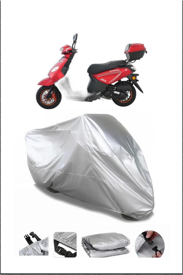 King Motor Kr-44Pion50 Gray Waterproof Quality Motorcycle Cover