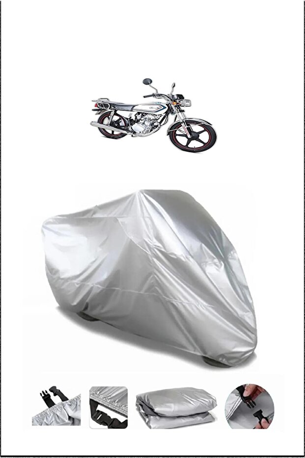 Kuba Cg50Proultra Gray Waterproof Quality Motorcycle Cover