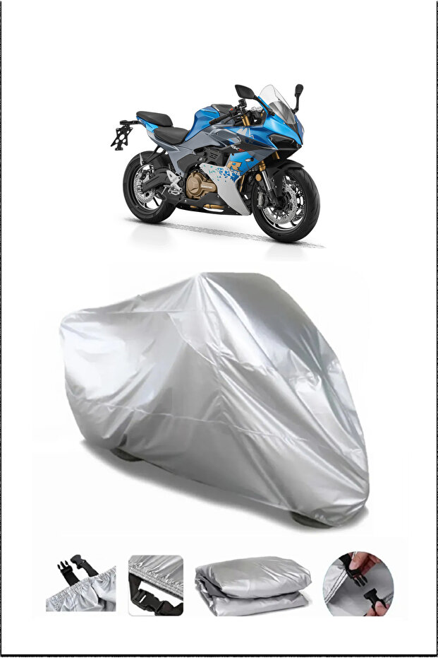 Rks Srk550Rs Gray Waterproof Quality Motorcycle Cover
