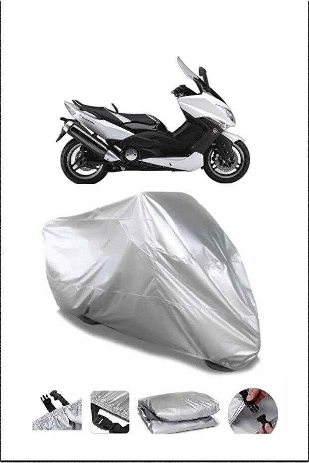 Yamaha Tmax500 Gray Waterproof Quality Motorcycle Cover