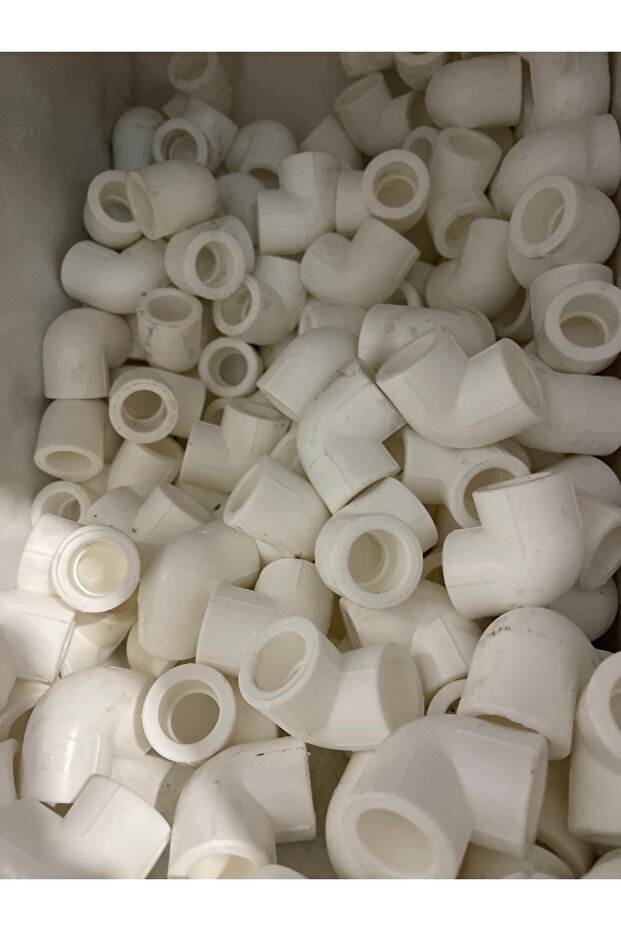 20 Mm Dirsek 50 Adet - Beyaz - 2