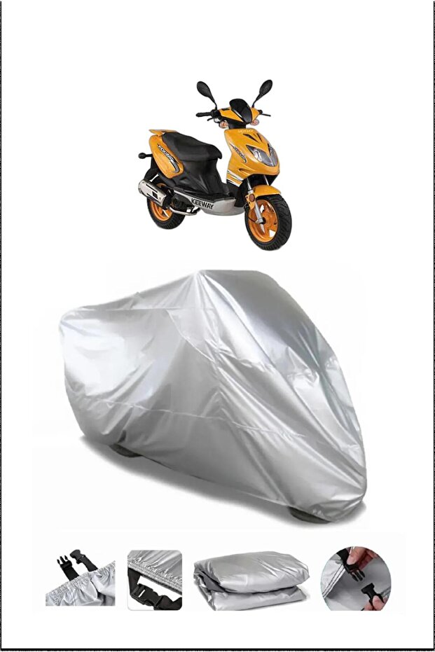 Keeway Focus150 Gray Waterproof Quality Motorcycle Cover