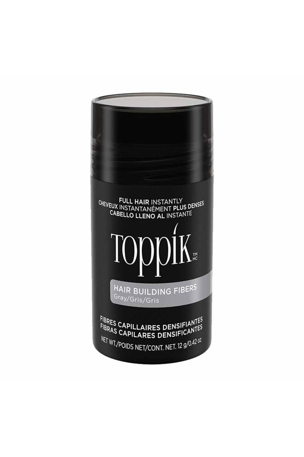 Hair Building Fibers Instant Hair Concealer, Hair Fiber For Men & Women Grey 12 Gm