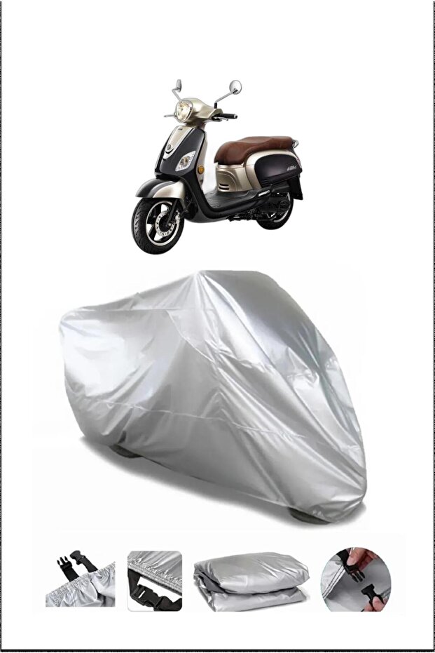 Sym Fiddleiii125 Gray Waterproof Quality Motorcycle Cover