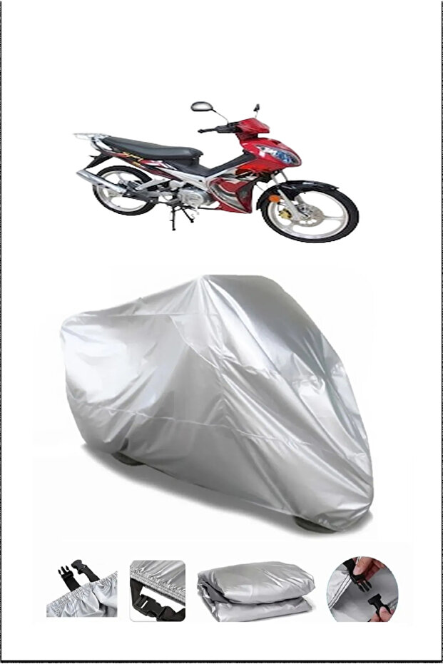 Bisan Terra125 Gray Waterproof Quality Motorcycle Cover