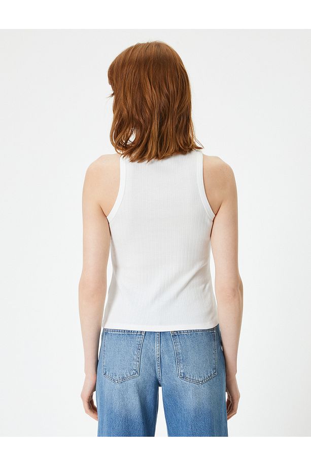 Fitilli Atlet Halter Yaka Basic - 4