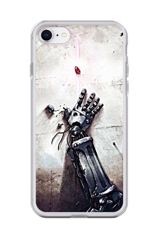 حافظة شفافة متوافقة مع هاتف iPhone 8 بتصميم Fullmetal Alchemist 3