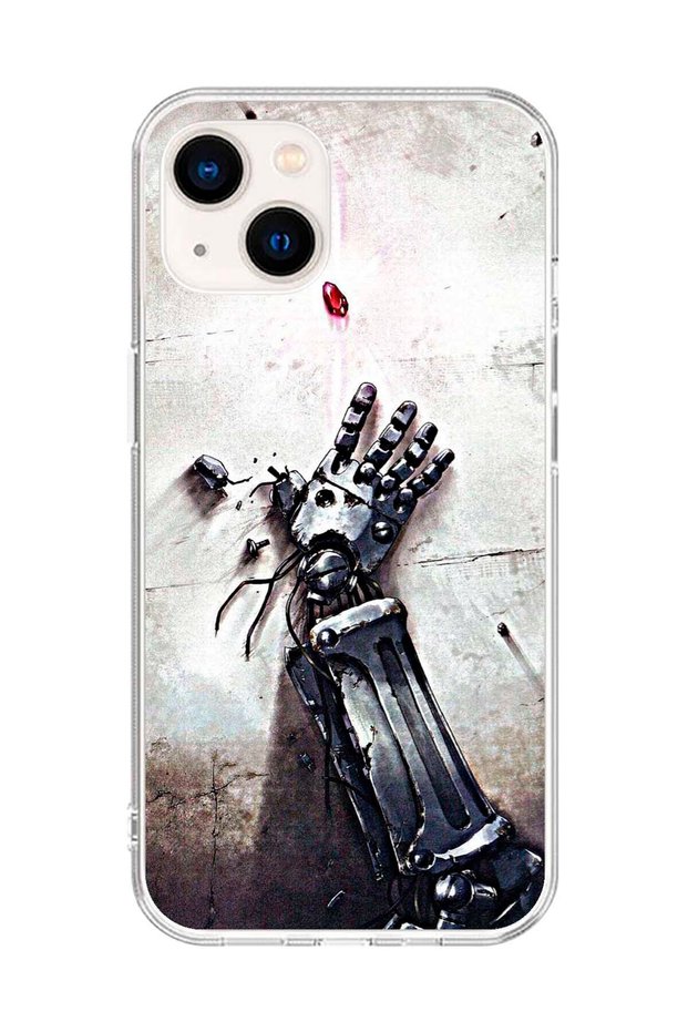 iPhone 14 Plus Compatible Transparent Case Fullmetal Alchemist Design 3