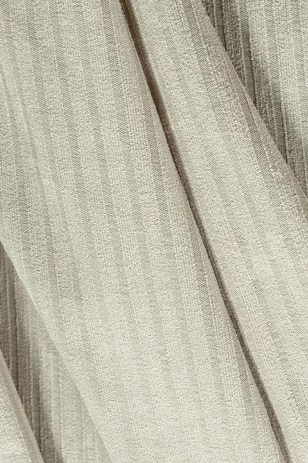 Şönil Fitilli Minimal Tekli Koltuk Örtüsü 110x175 Cm,2 Adet Çift Taraflı, Kaymaz, Terletmez Krem - 3