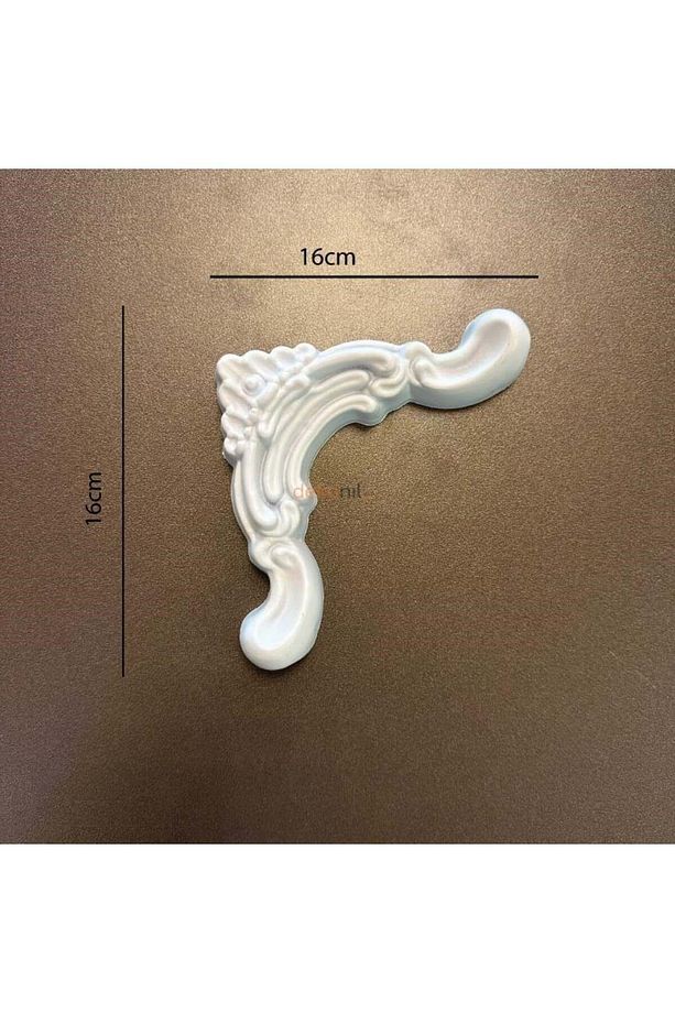 Elmas Ps Boyanabilir 2,5cm Çıta Geçmeli Köşe Motifi - 2