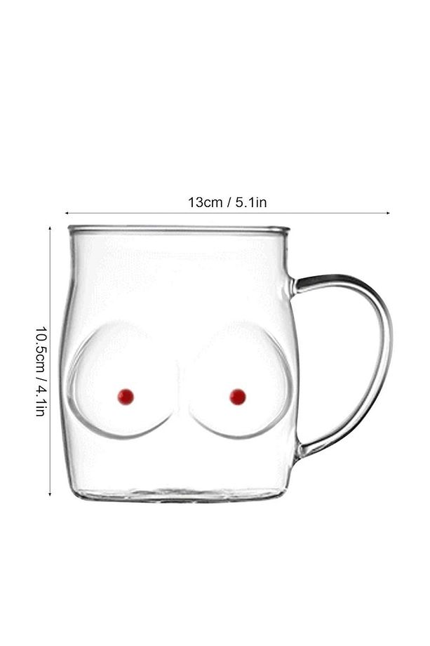 Kahve Fincanları - 1 Adet Memeli Bardak - Kupa - Mug -kahve Fincanı - 3