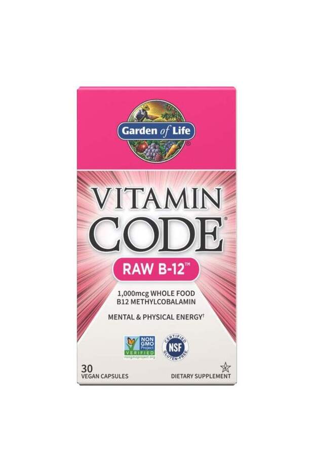 Vitamin Code Raw B 12, 30 Veggie Capsules, 1000 mcg