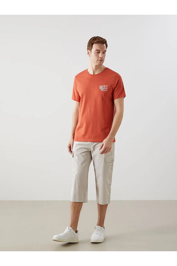 LCWAIKIKI Classic Standart Kalıp Gabardin Erkek Roller Şort - 1