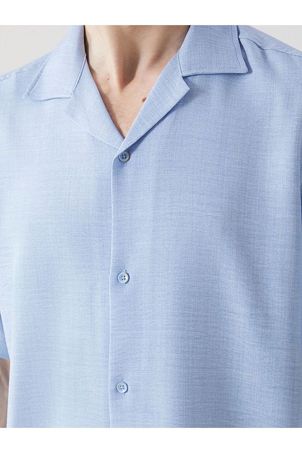 LCW Vision Regular Fit Kısa Kollu Erkek Gömlek - 3