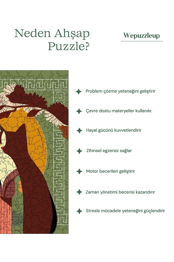 Ahşap Puzzle Kedilerin Dünyası Benzersiz Parçalı Yapboz 353 Parça 29x29 Cm S1-01 - 8