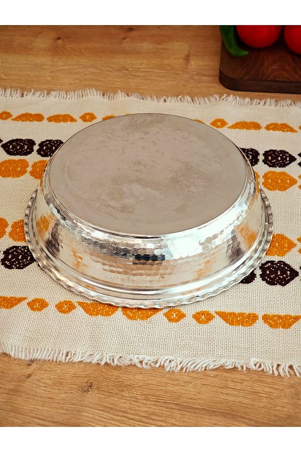 Bakır Derin Servis Tabak Kase 24 cm - 3