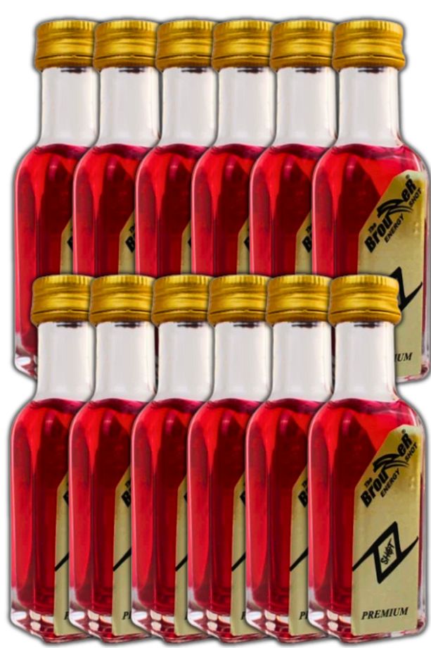 The Brouzzer Shot Içecek 20ML - 12'Lİ EKONOMİK SET Erkekler Için Düşük Kalorili ve Performans Artışı - 5
