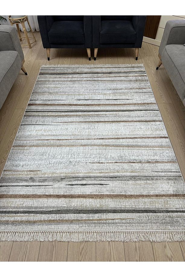 Yıkanabilir Kaymaz Taban Salon ve Oturma odası Halısı 4m² Dört Metrekare ve 6m² Altı Metrekare Ölçü - 6