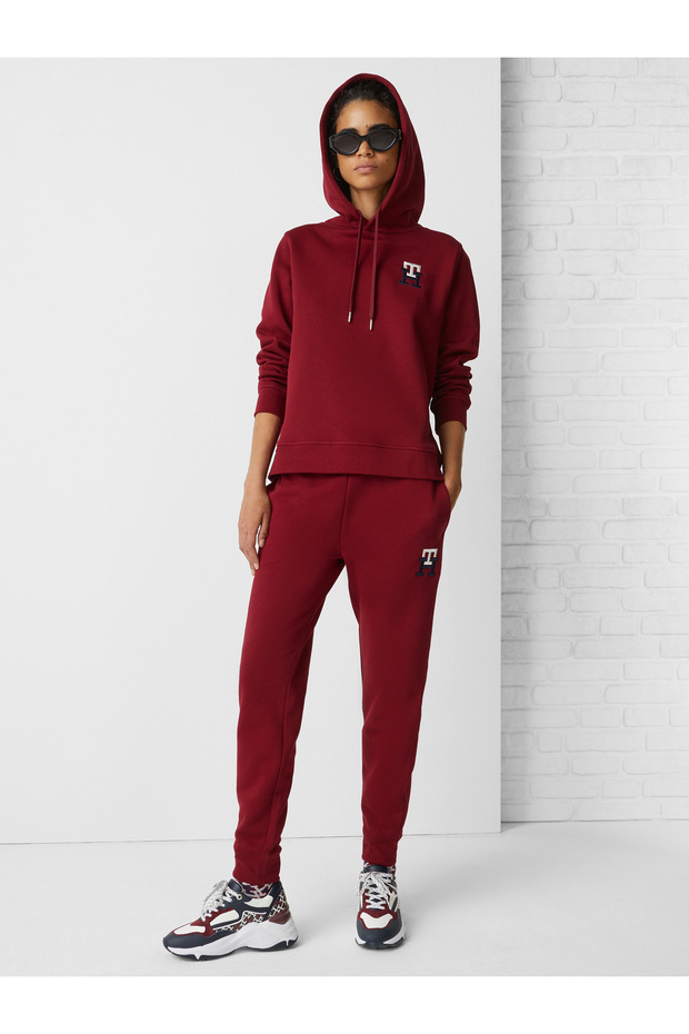 TAPERED MONOGRAM EMB SWEATPANTS - 8