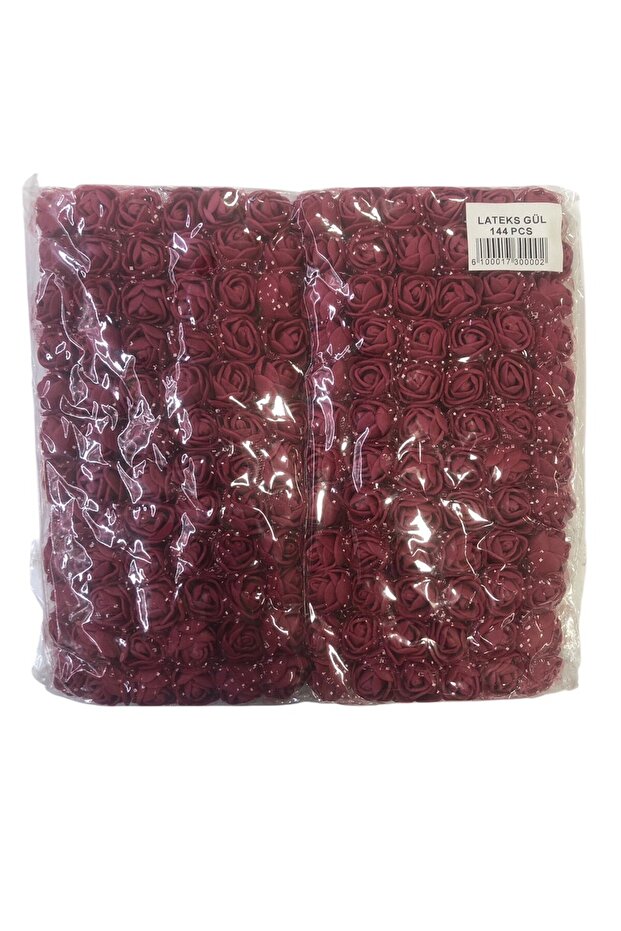 Pack of 144 Latex Rose Flowers - for Special Occasion and Hobby Use